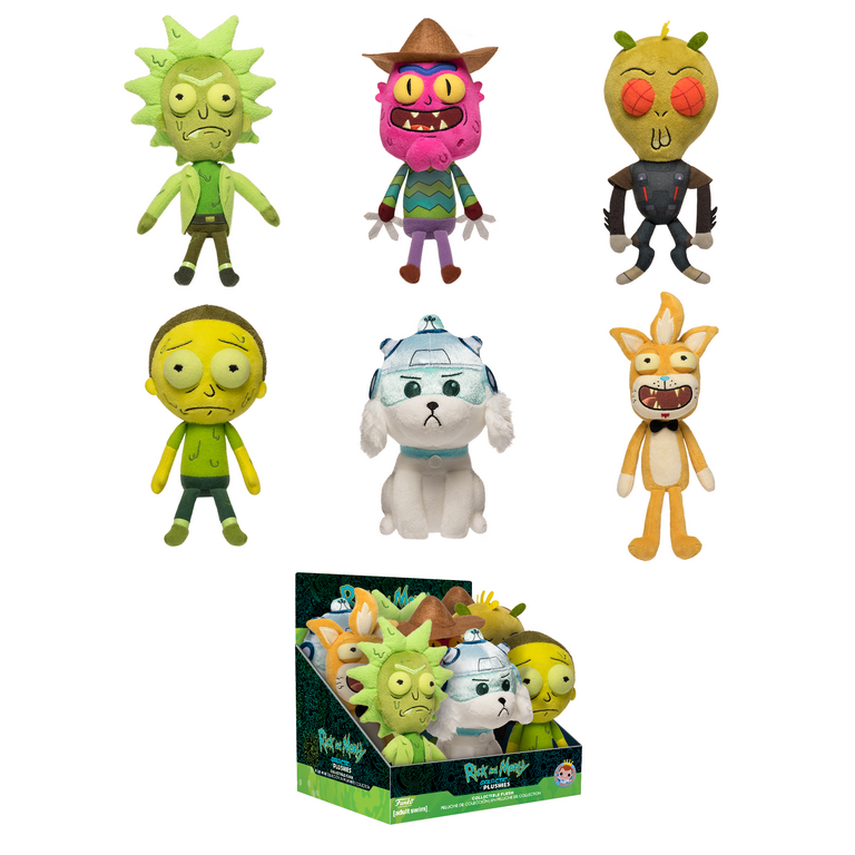 Rick and Morty Snowball with Helmet Plush Collectible Figure Multicolor Funko Galactic Plushies 